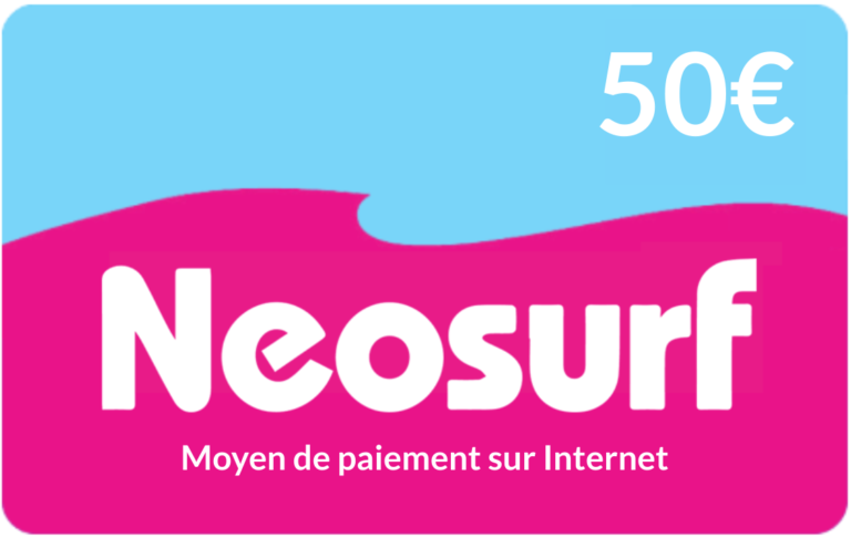 Payer en ligne avec Neosurf !