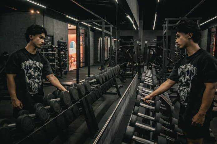 Photo exercise arms without equipment