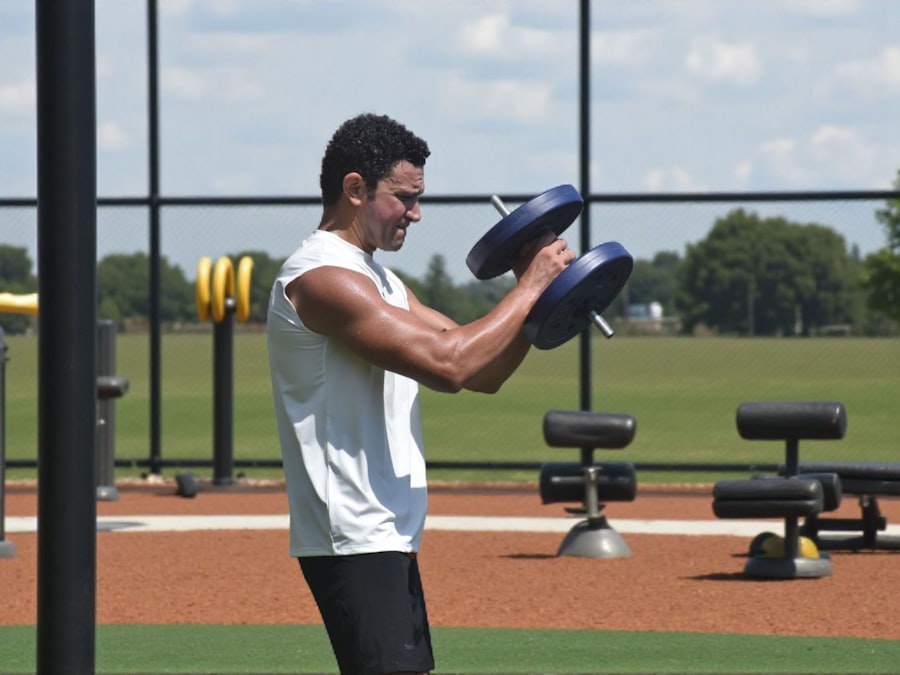 Photo biceps exercises